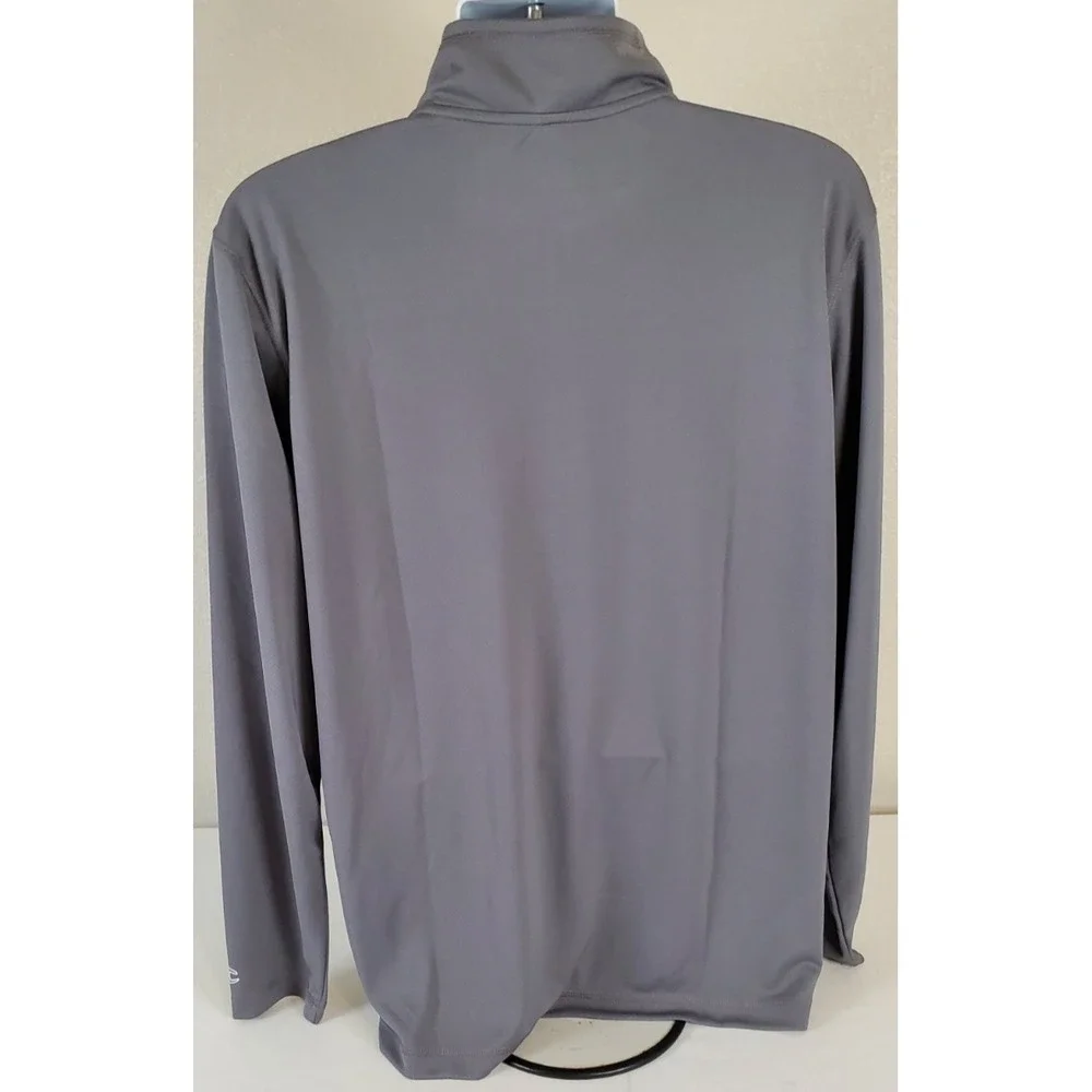 Champion Indiana Hoosiers NCAA Quarter Zip Gray Men's Large  NWT